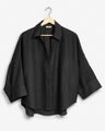 Black  linen shirt jacket Liv