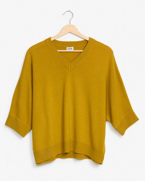 Copy of Polo knit Emma CASHMERE MIX beige