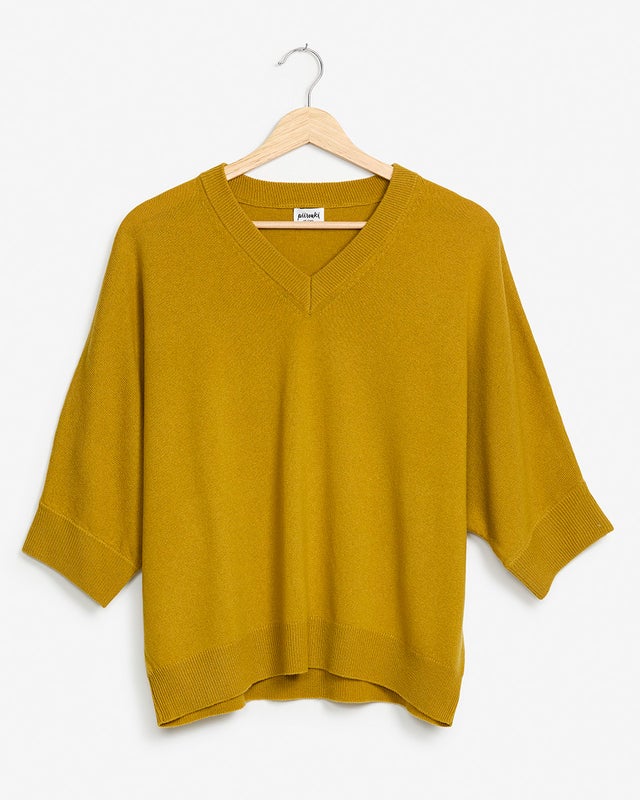 Copy of Polo knit Emma CASHMERE MIX beige