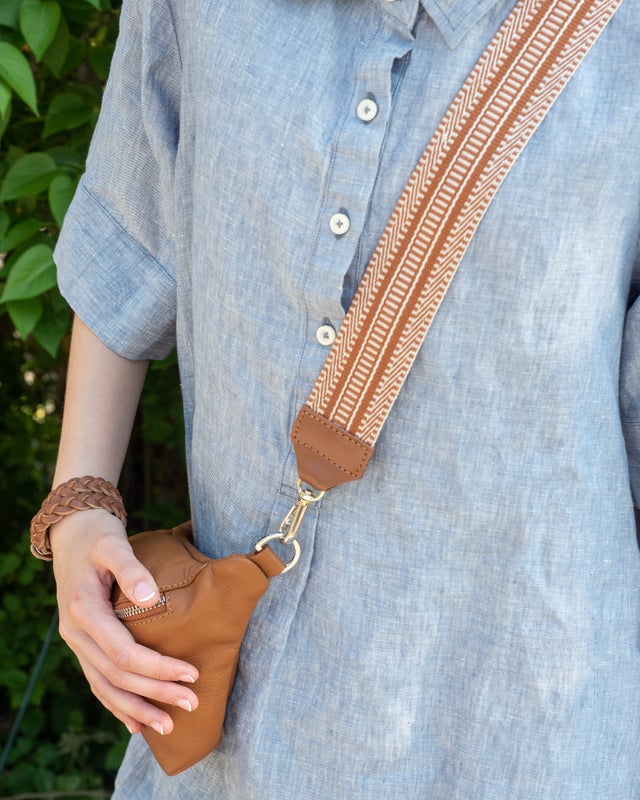 Julia Replacement Strap &ndash; Brown & White