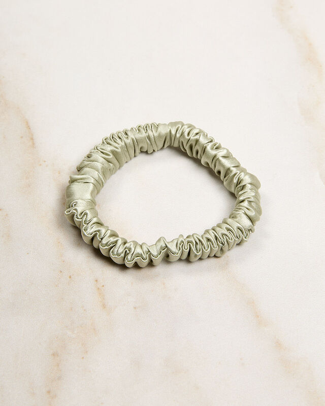 Silk Scrunchie S Sage